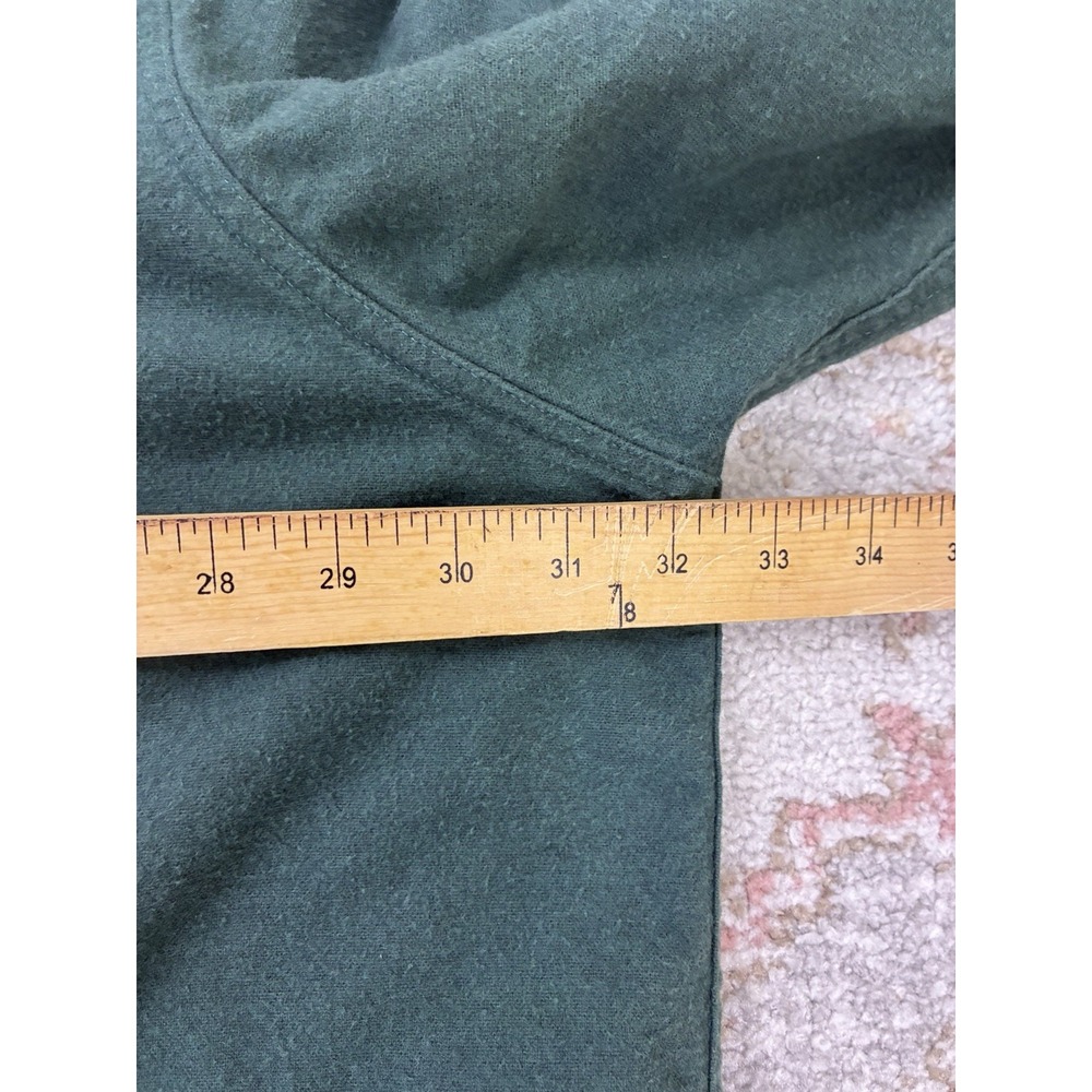 VTG St Johns Bay Heavyweight Men's Chamois Shirt 4XLT Green Flannel Gorpcore - Picture 4 of 7